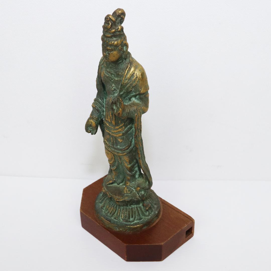 聖観世音菩薩 銅製 北村西望 高さ15cm