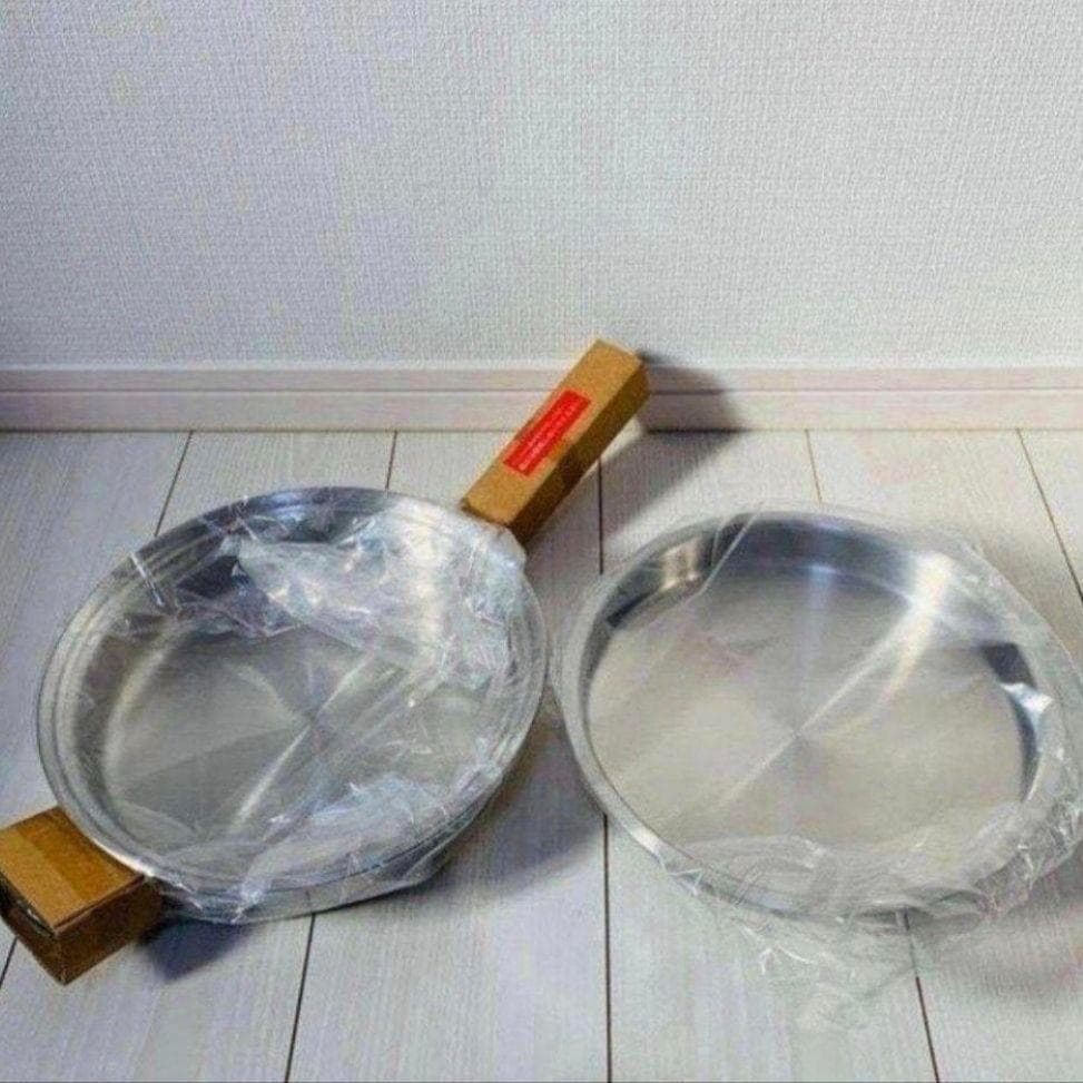 アムウェイ インダクションレンジ対応 2024年製 新品 大フライパン 蓋付き↓