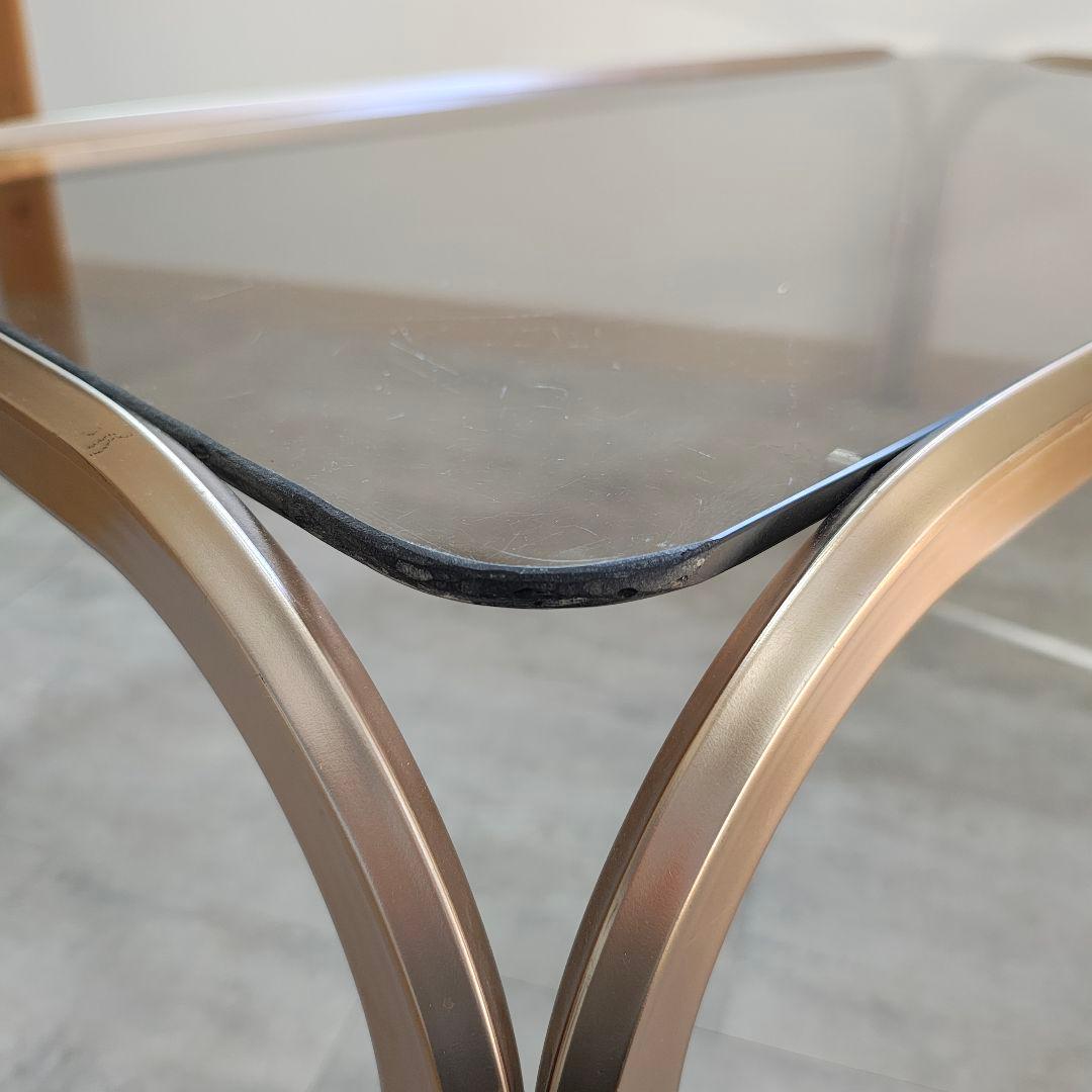 スペースエイジ ミッドセンチュリー レトロ ガラス センター ロー テーブル