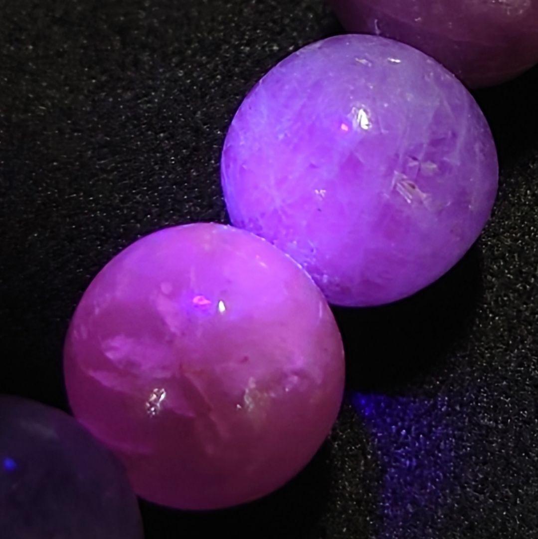 ★ディープカラーハックマナイト 9ミリ珠 ブレスレット②(SA~SA+)