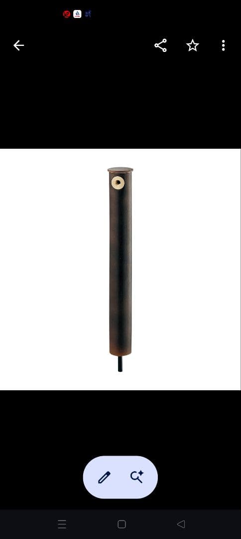 庭園水栓柱 ダークブラウン 710mm