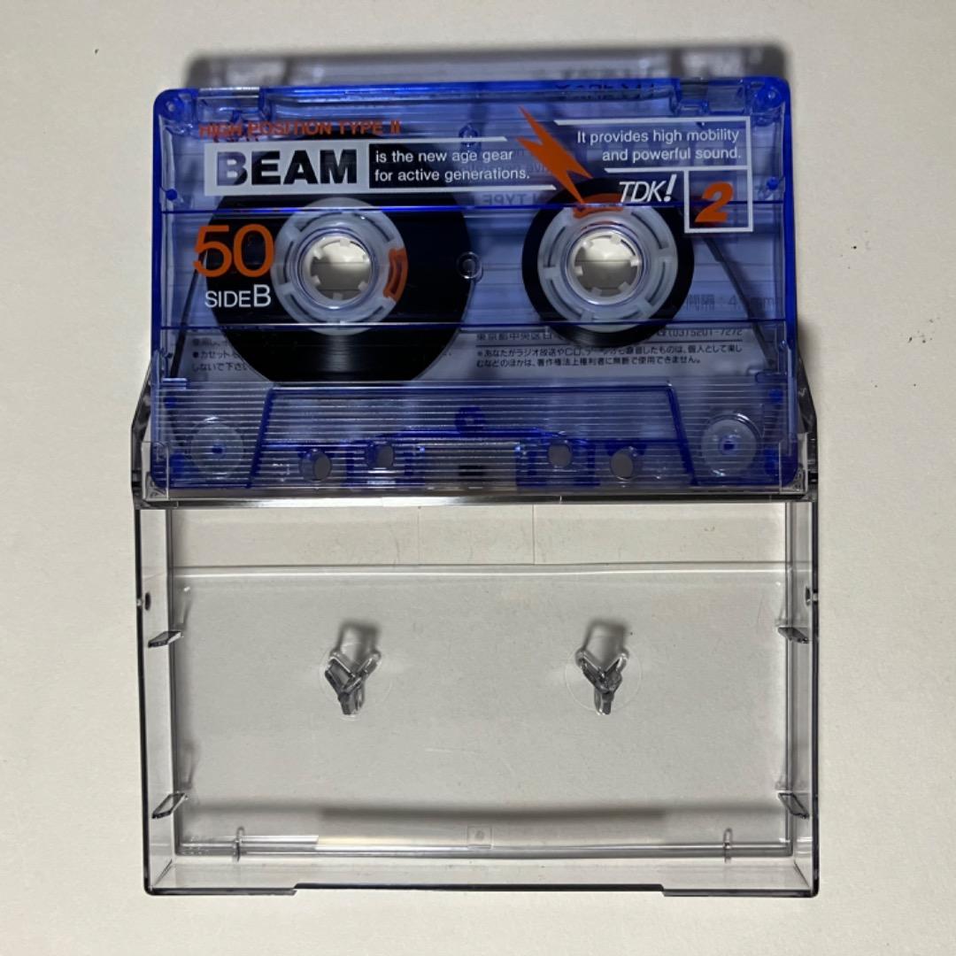 カセットテープ TDK BEAM2 50分 - メルカリ