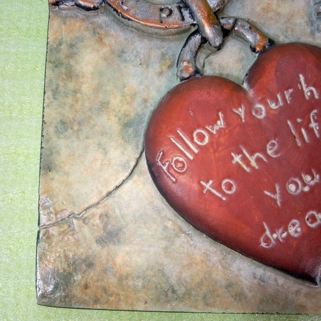 壁飾り　LOVE　ハート　heart　吊り下げ　壁掛け　サインボード　プレート