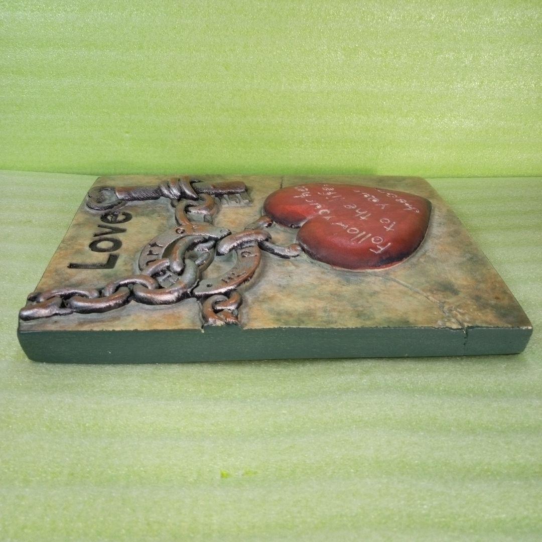 壁飾り　LOVE　ハート　heart　吊り下げ　壁掛け　サインボード　プレート