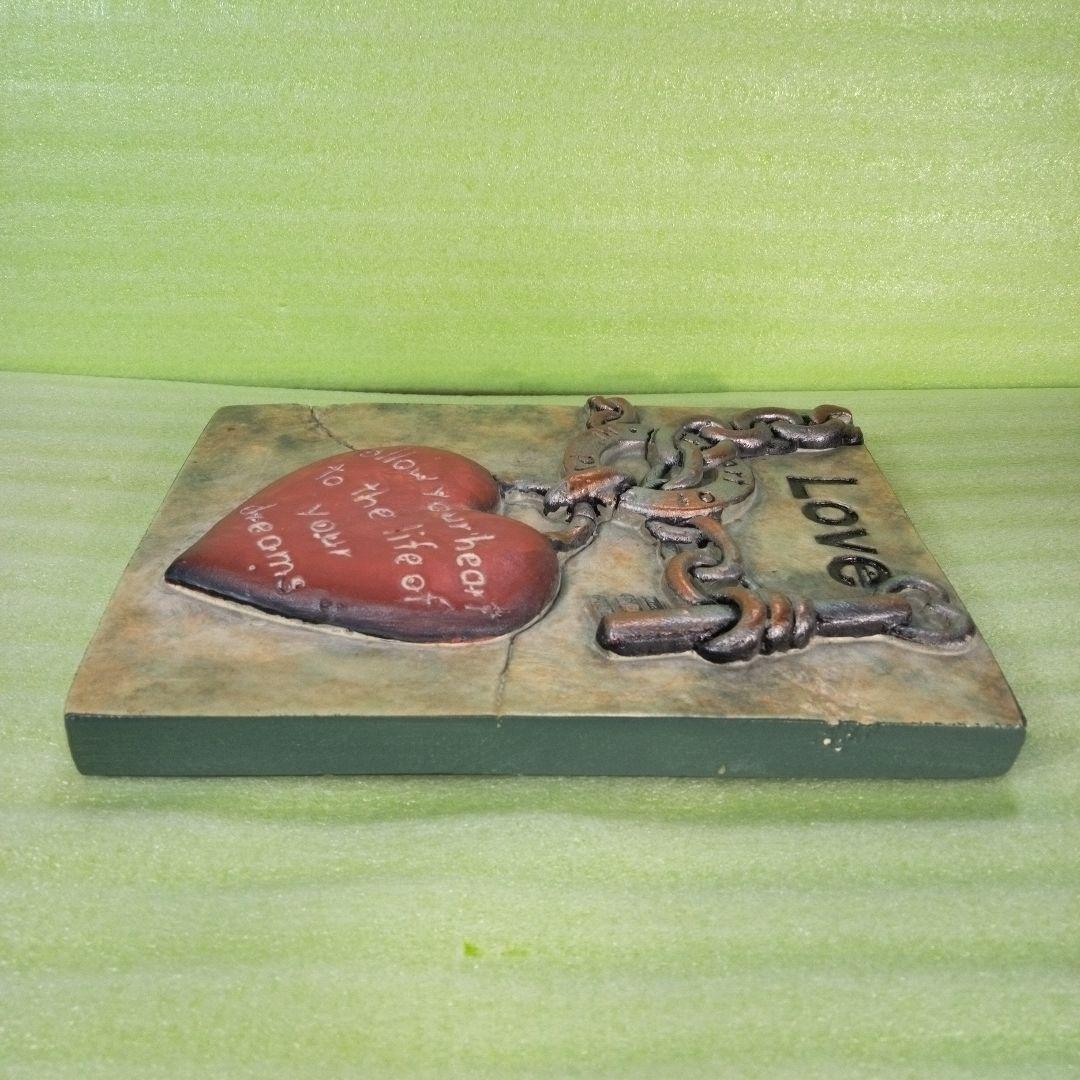 壁飾り　LOVE　ハート　heart　吊り下げ　壁掛け　サインボード　プレート