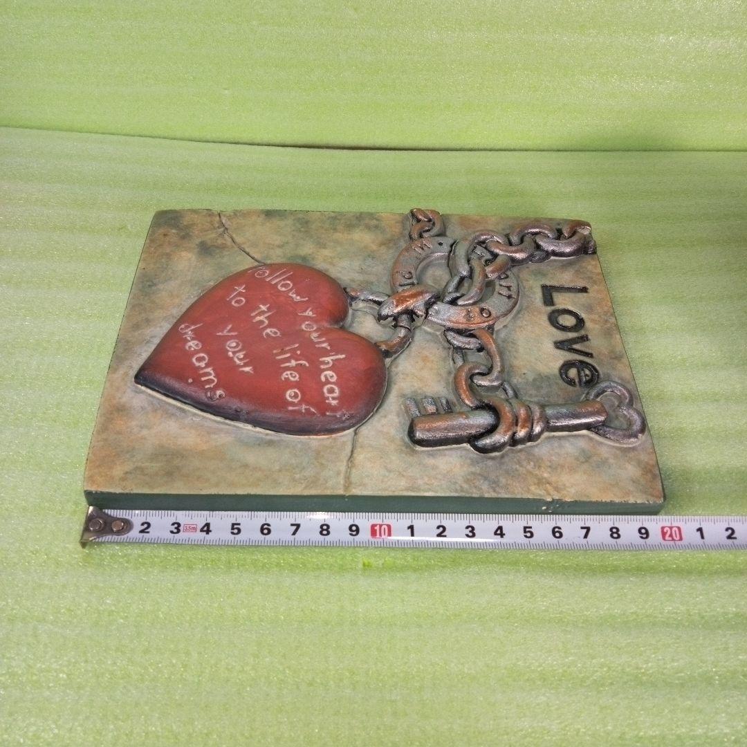 壁飾り　LOVE　ハート　heart　吊り下げ　壁掛け　サインボード　プレート