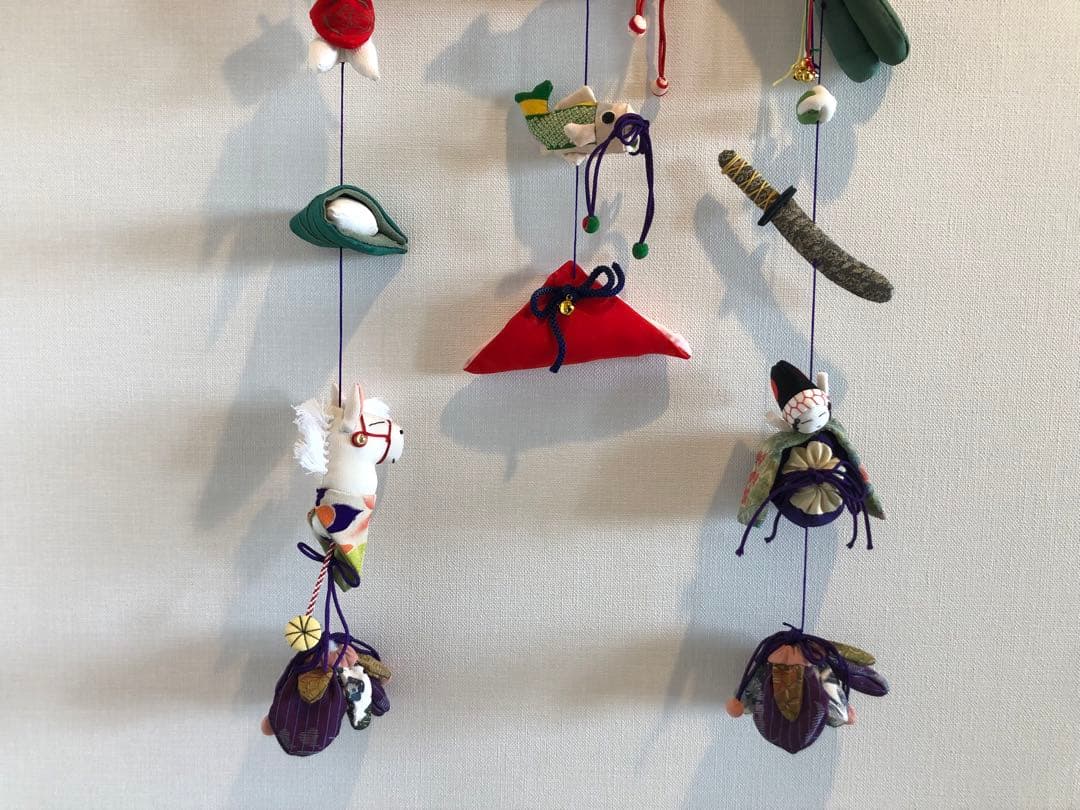 端午の節句の壁掛け①　吊るし飾り　吊るし雛