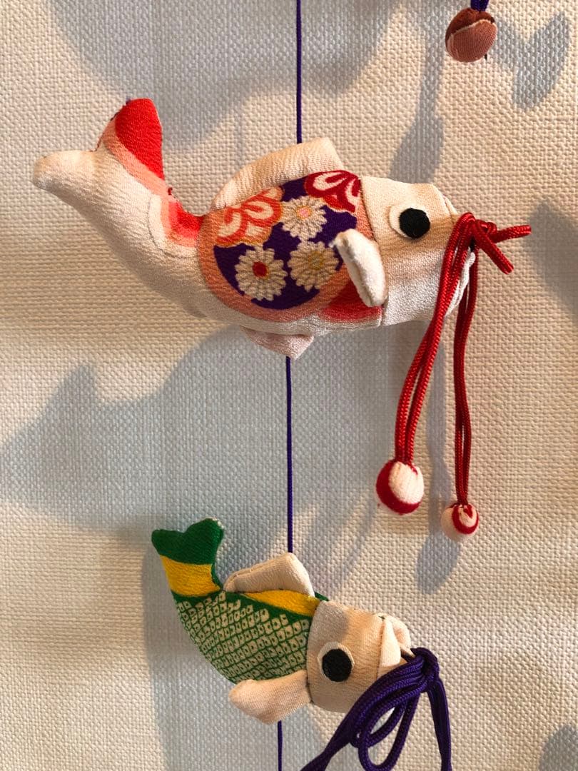 端午の節句の壁掛け①　吊るし飾り　吊るし雛