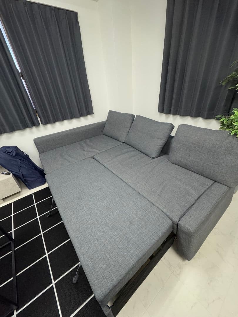 IKEA　L字ダブルソファベッド