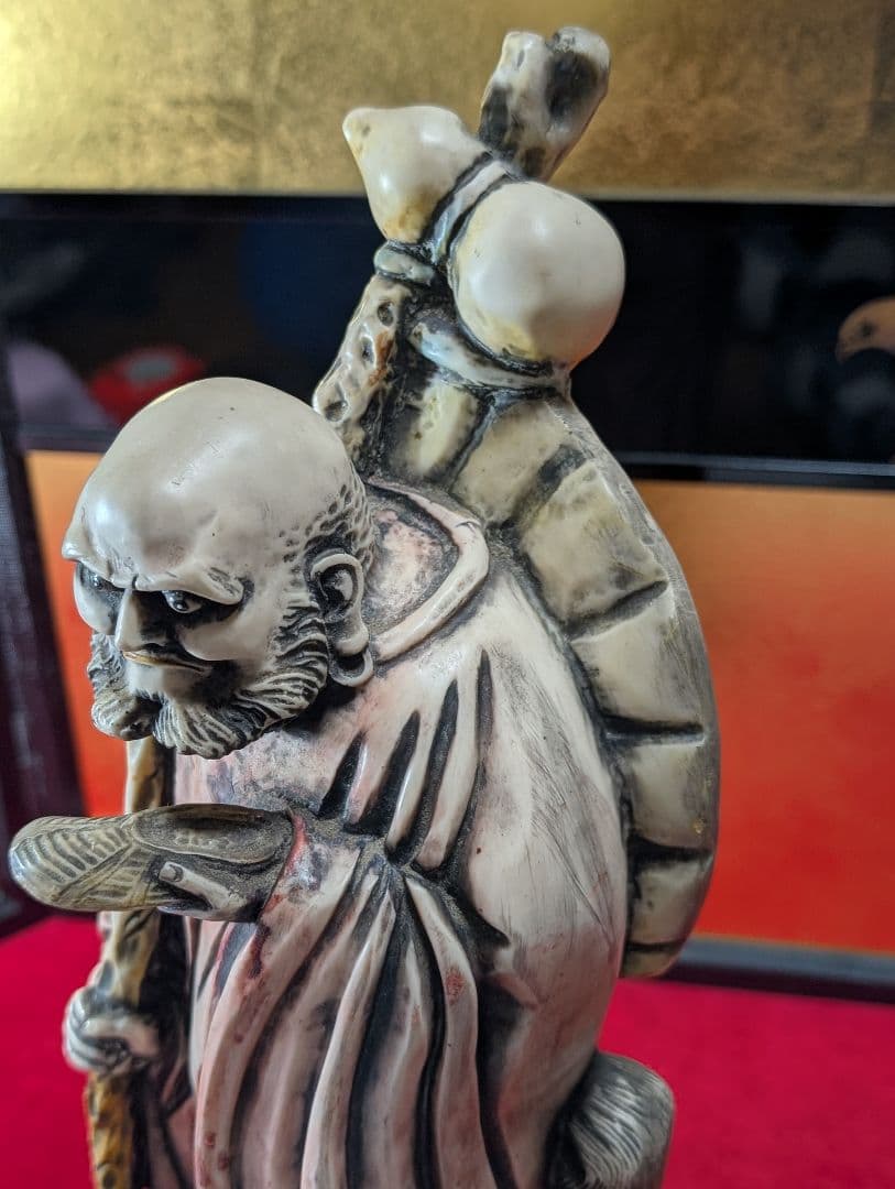 古美術　彫刻　工芸品　仏像 立像　達磨大師　置物
