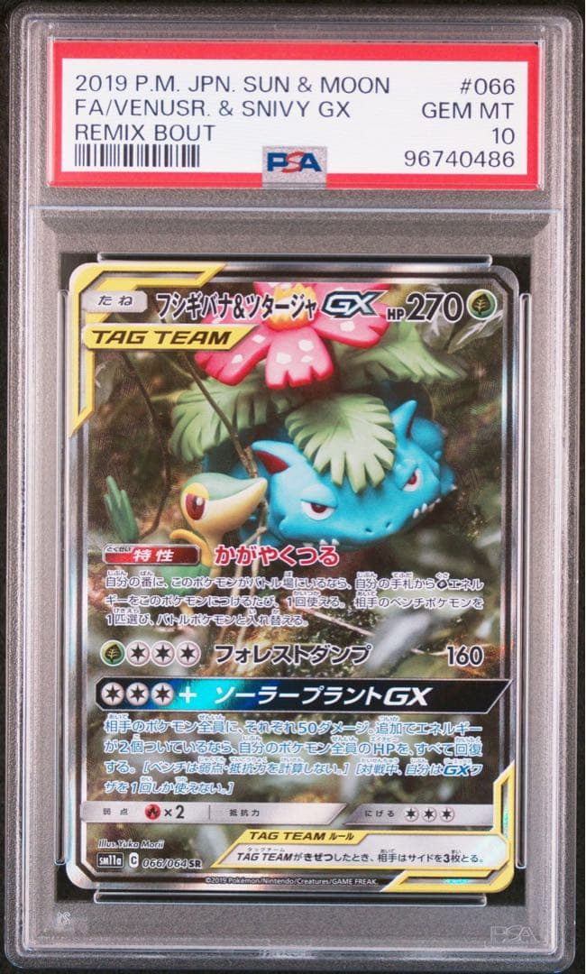フシギバナ＆ツタージャgx sr PSA10
