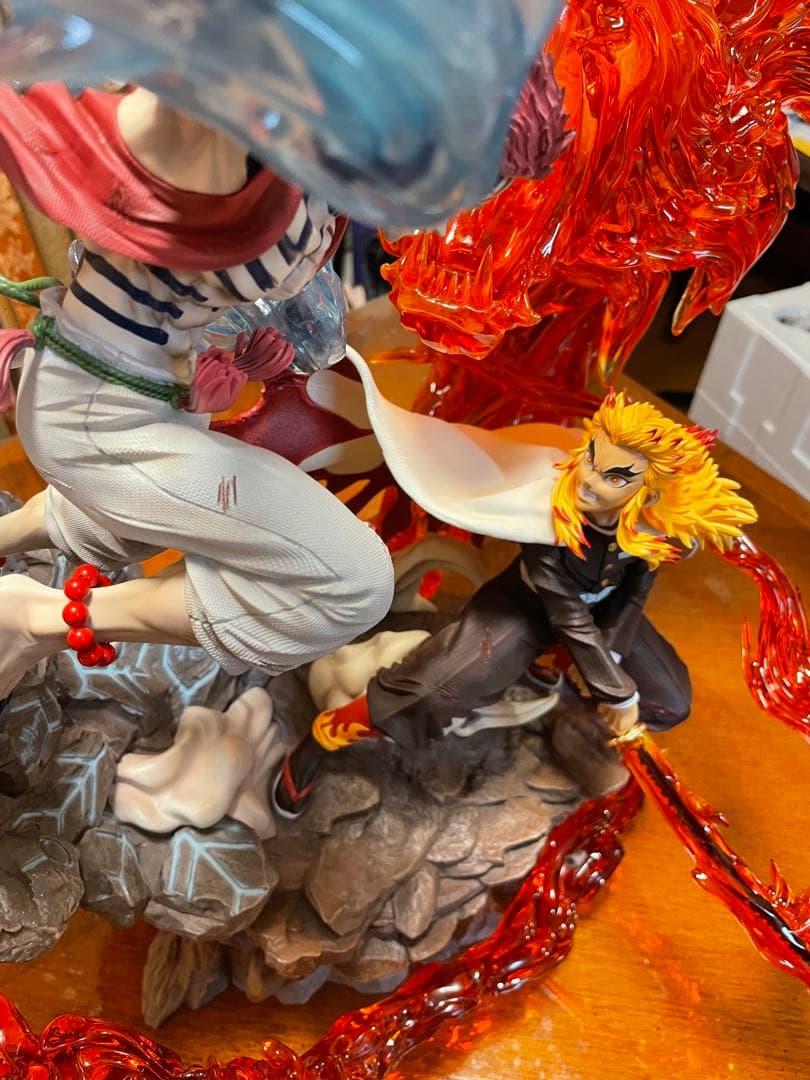 鬼滅 煉獄杏寿郎 vs 猗窩座 フィギュア Hero Belief studio