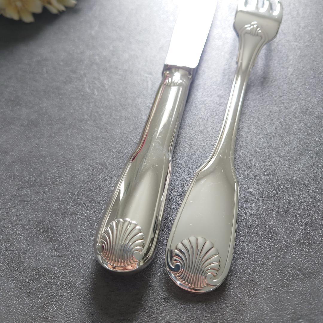 希少 美品 クリストフル ヴァンドーム テーブルナイフ テーブルフォーク 2点