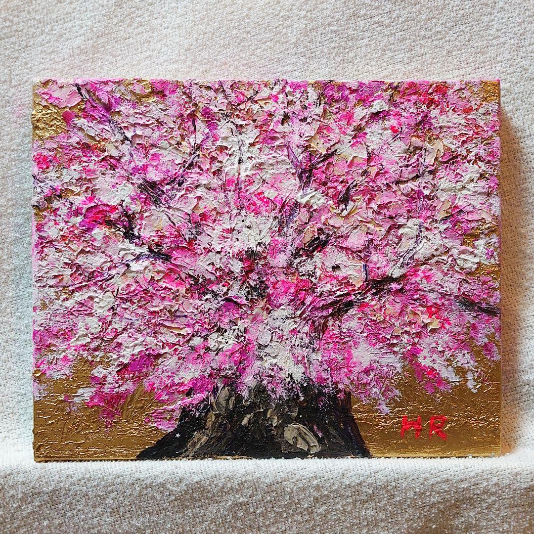 油絵 絵画【大桜】 - メルカリ