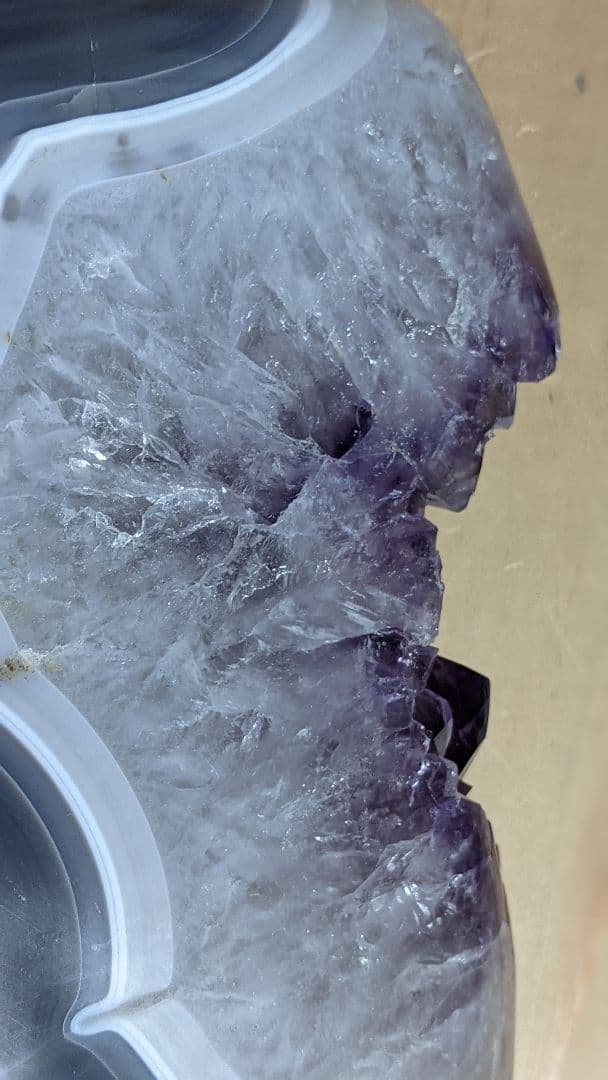 癒やしの光…アメジストクラスター　浄化　開運