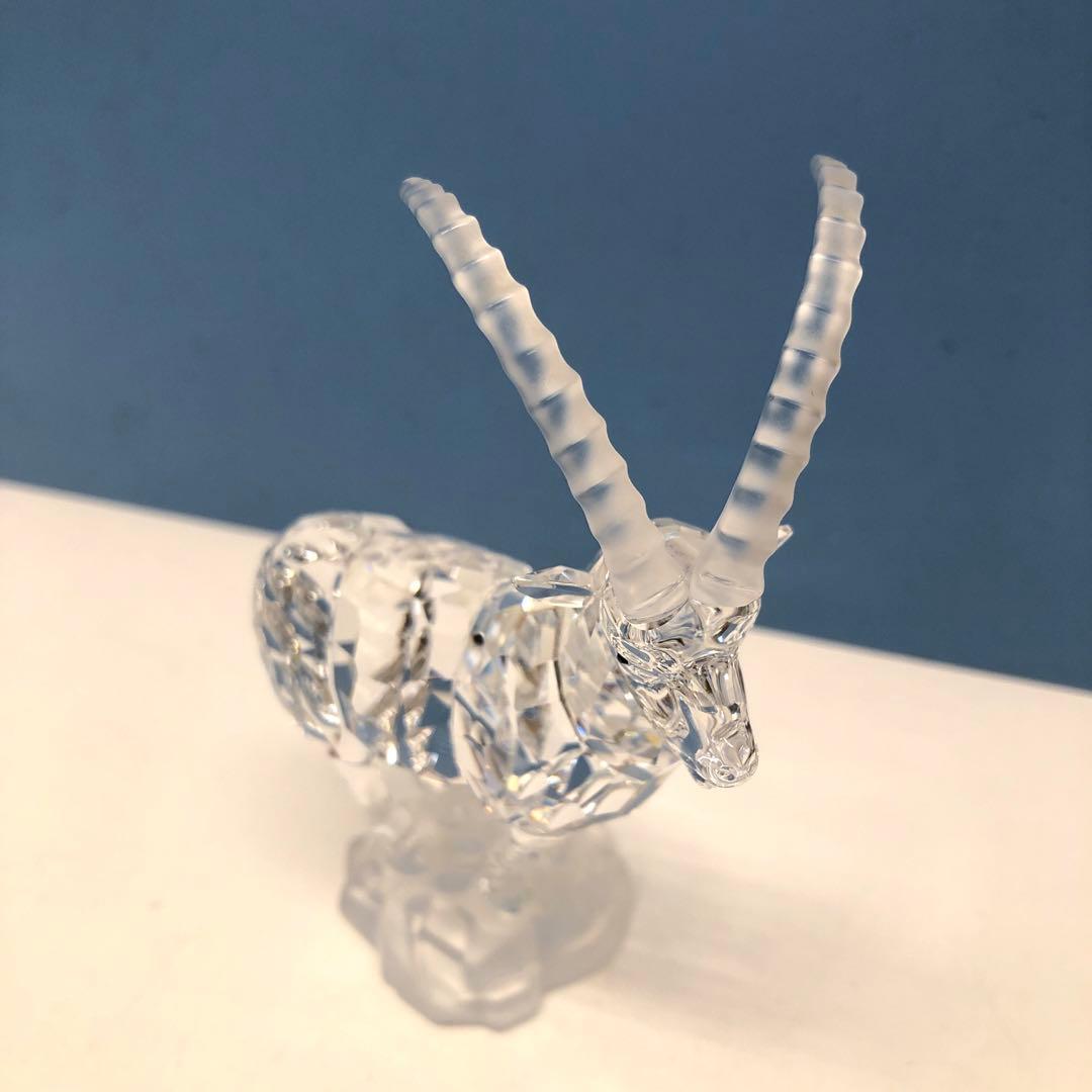 【値下げ×】スワロフスキー　山ヤギ　オブジェ【廃盤】