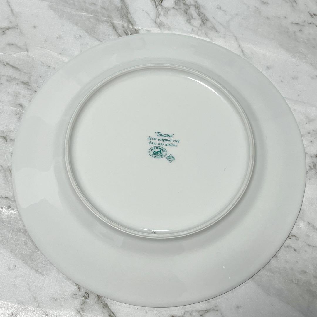 極美品　エルメス　トゥカン　オオハシコウ　ディナープレート　25.5cm