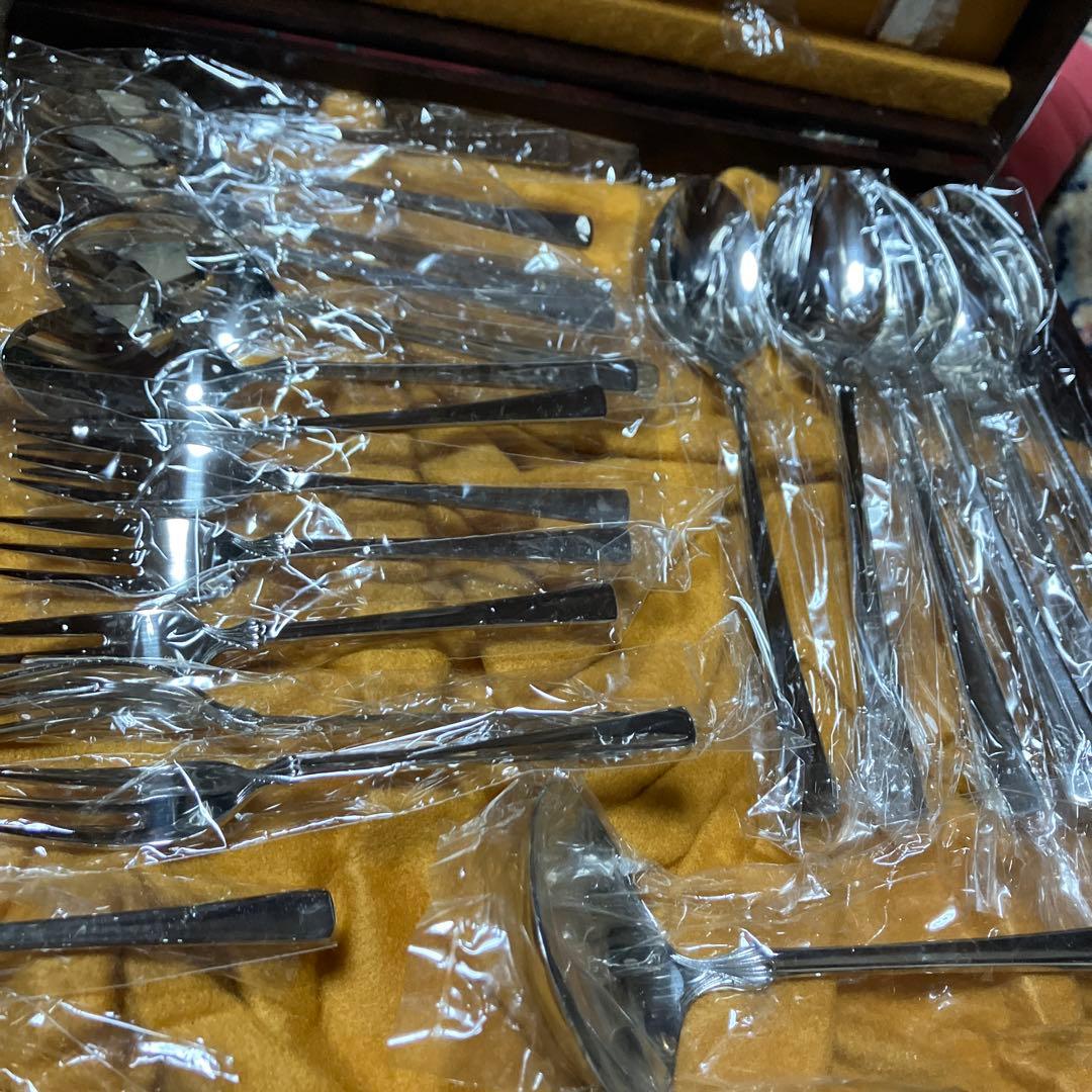 新品　カトラリー　ステンレスカトラリー ディナーセット(35ピース)