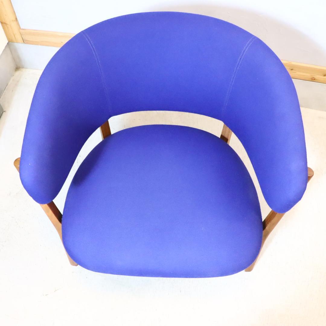 マルニコレクション Roundish ウォールナット材 シングルシートソファ