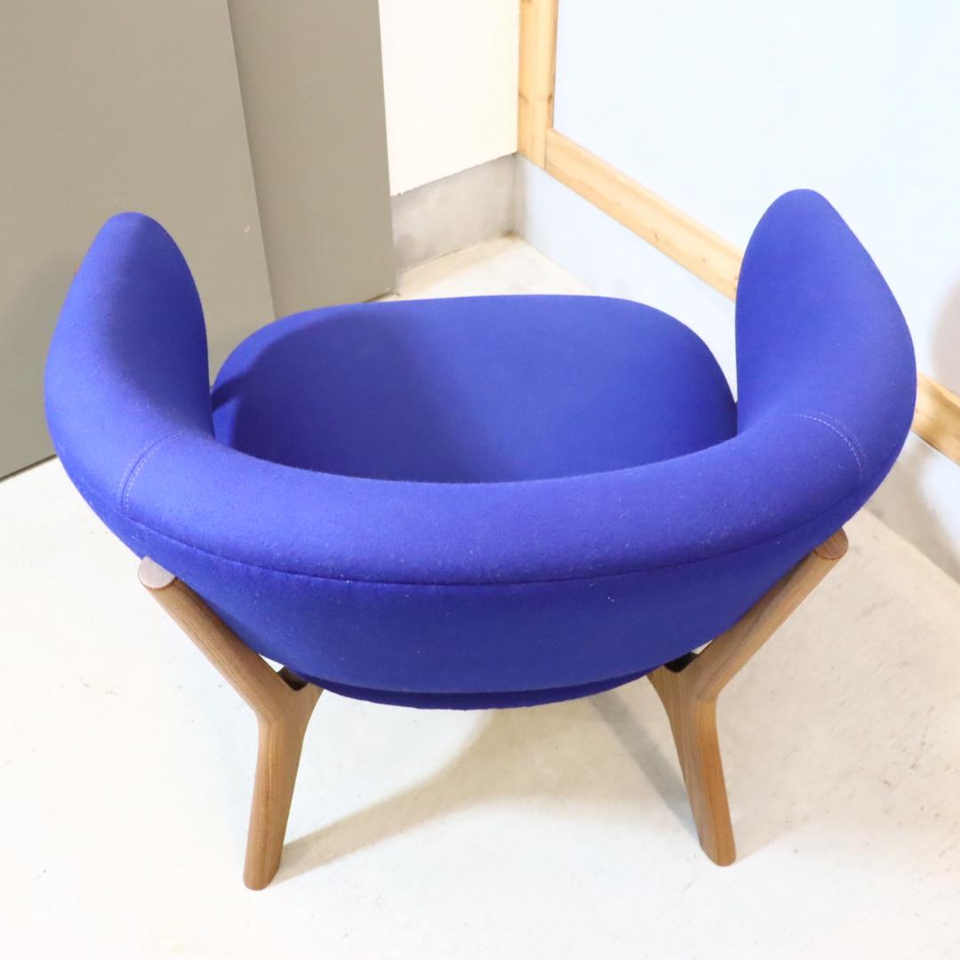 マルニコレクション Roundish ウォールナット材 シングルシートソファ