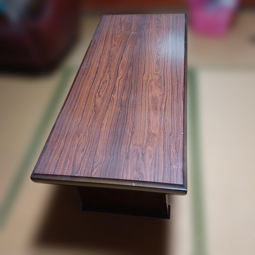 ダークブラウン 木製 センターテーブル アンティーク