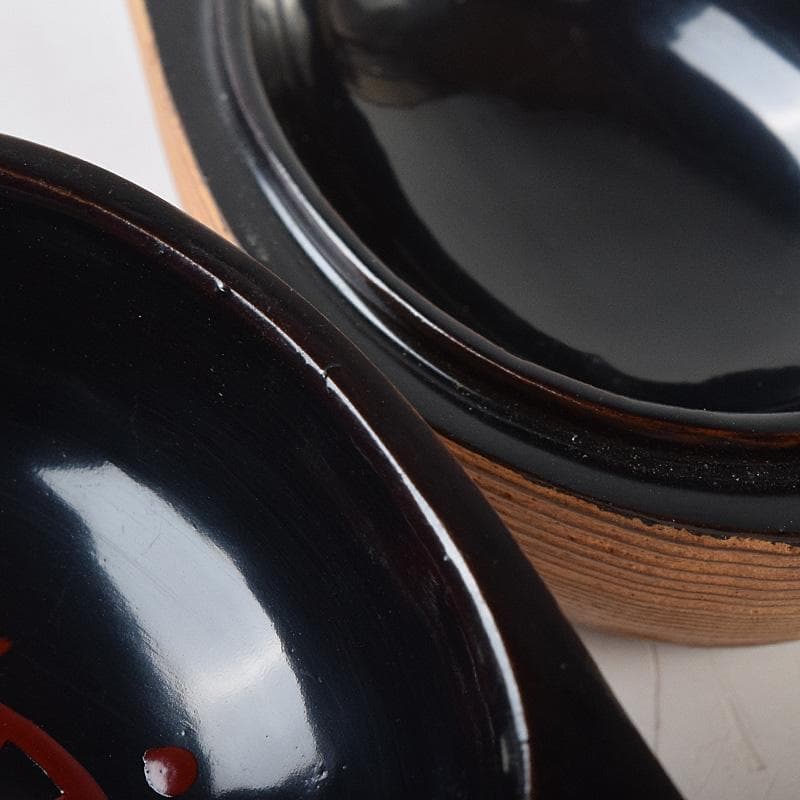 茶道具　塗師　辻石斎造　鳩香合　無盡宗左（即中斎）極め箱　M　R8062