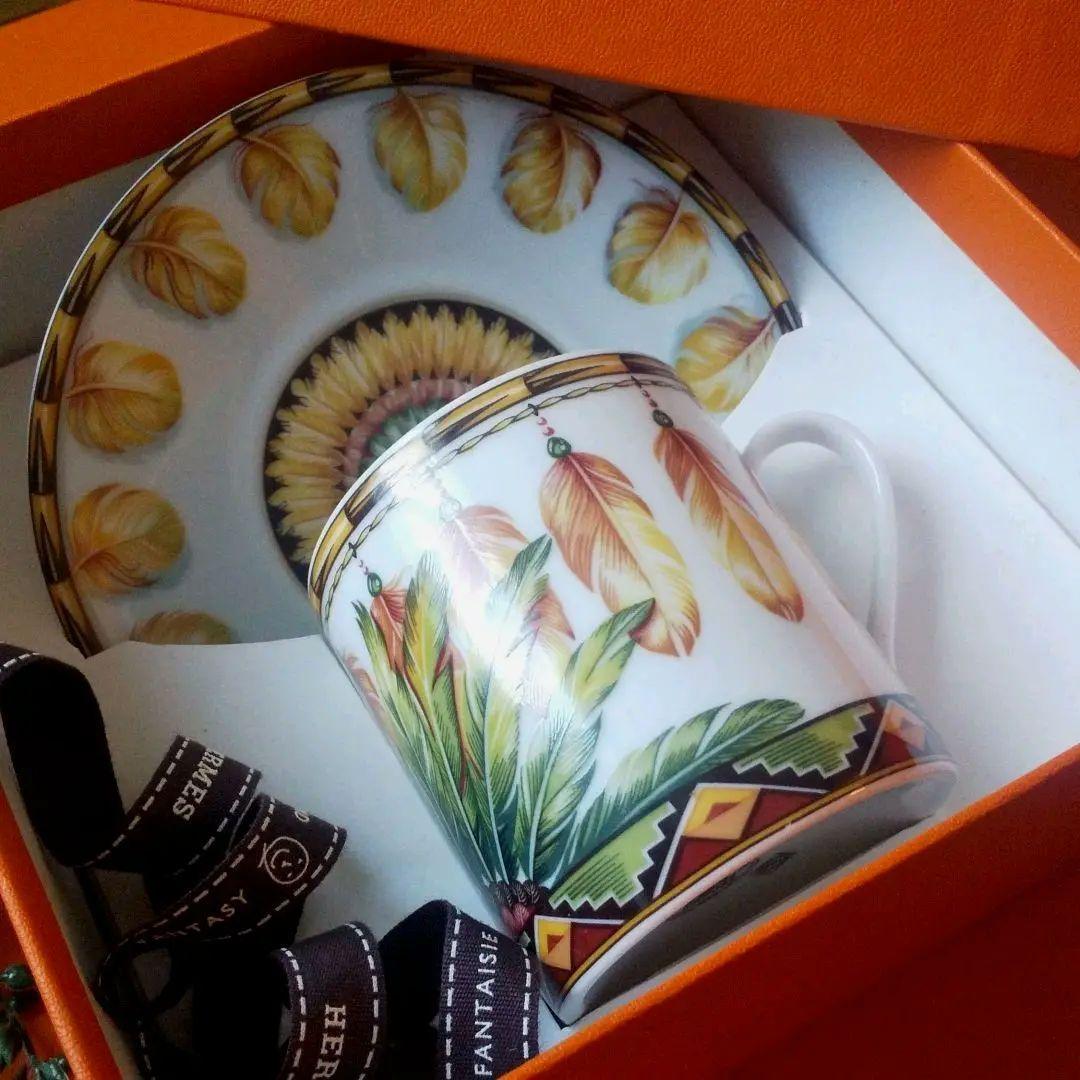 HERMES エルメス パッチワーク ブラジル カップ&ソーサー 希少レア 食器