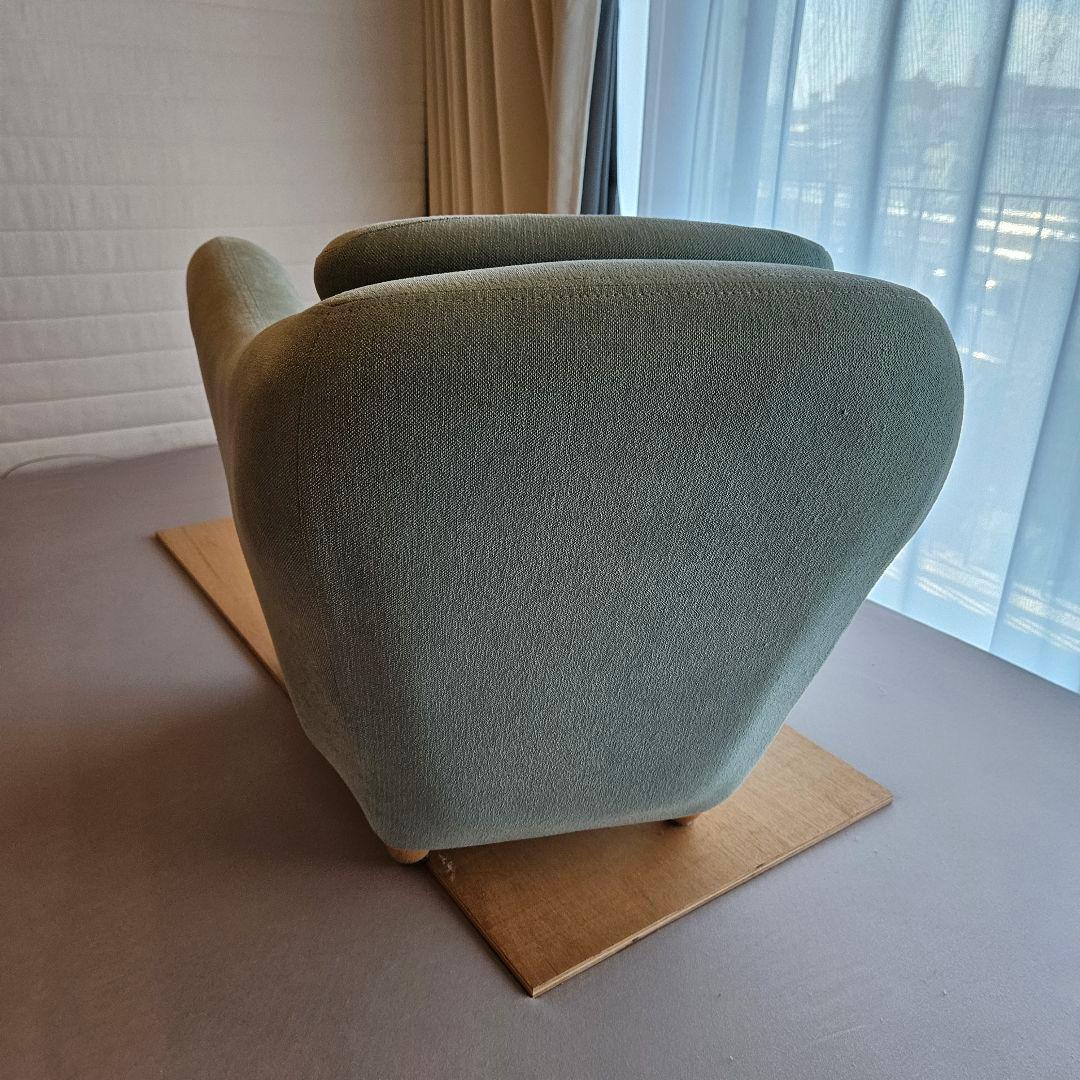 【美品】MINI MILLER ARM CHAIR Blue Gray