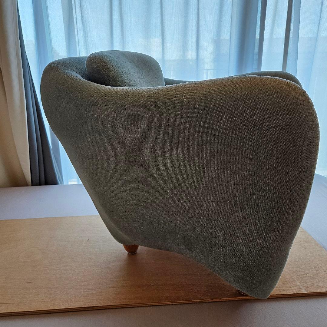 【美品】MINI MILLER ARM CHAIR Blue Gray