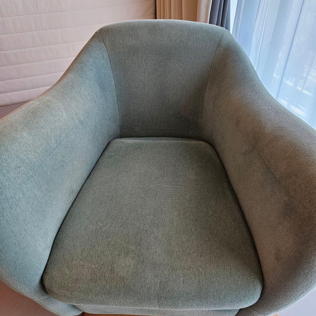 【美品】MINI MILLER ARM CHAIR Blue Gray