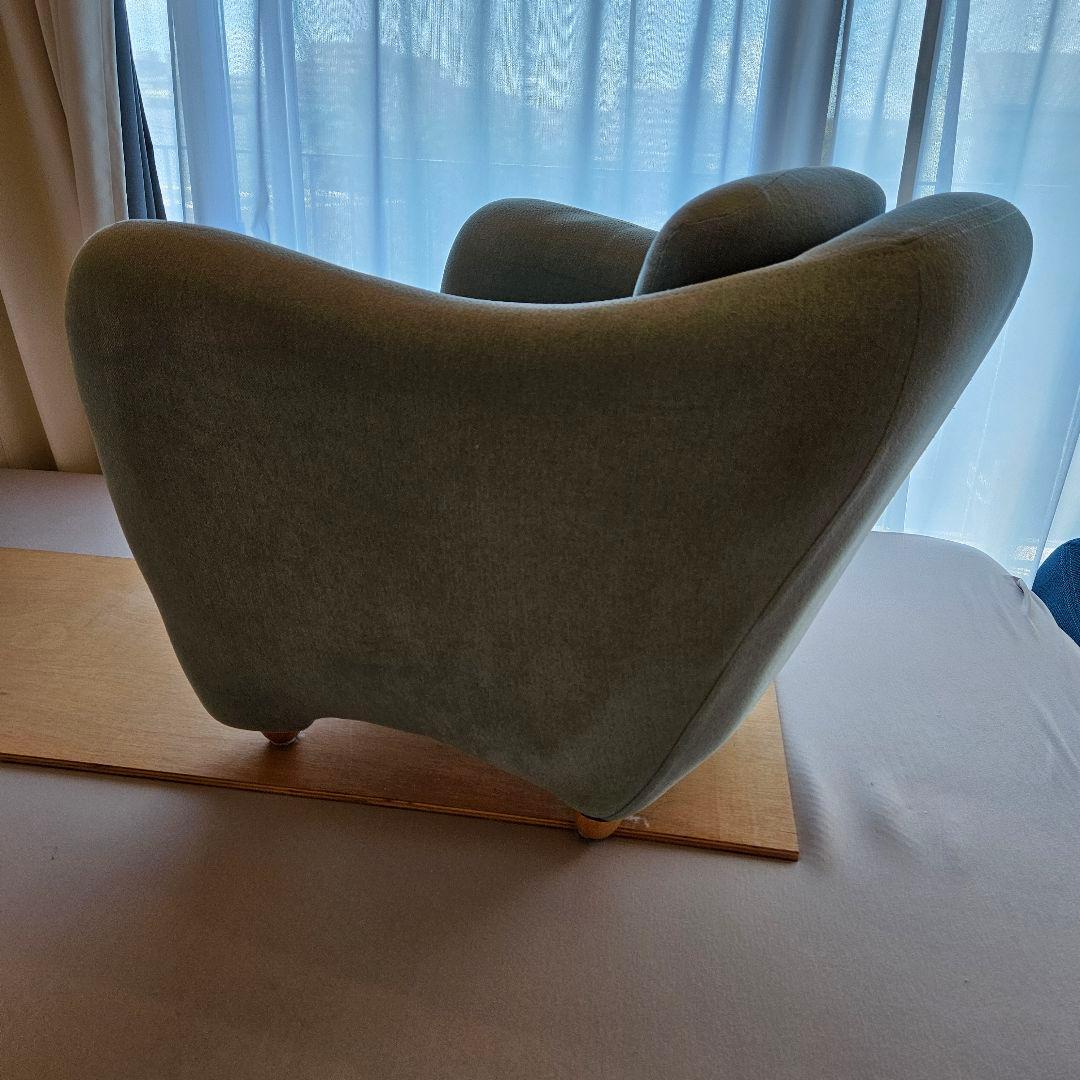 【美品】MINI MILLER ARM CHAIR Blue Gray