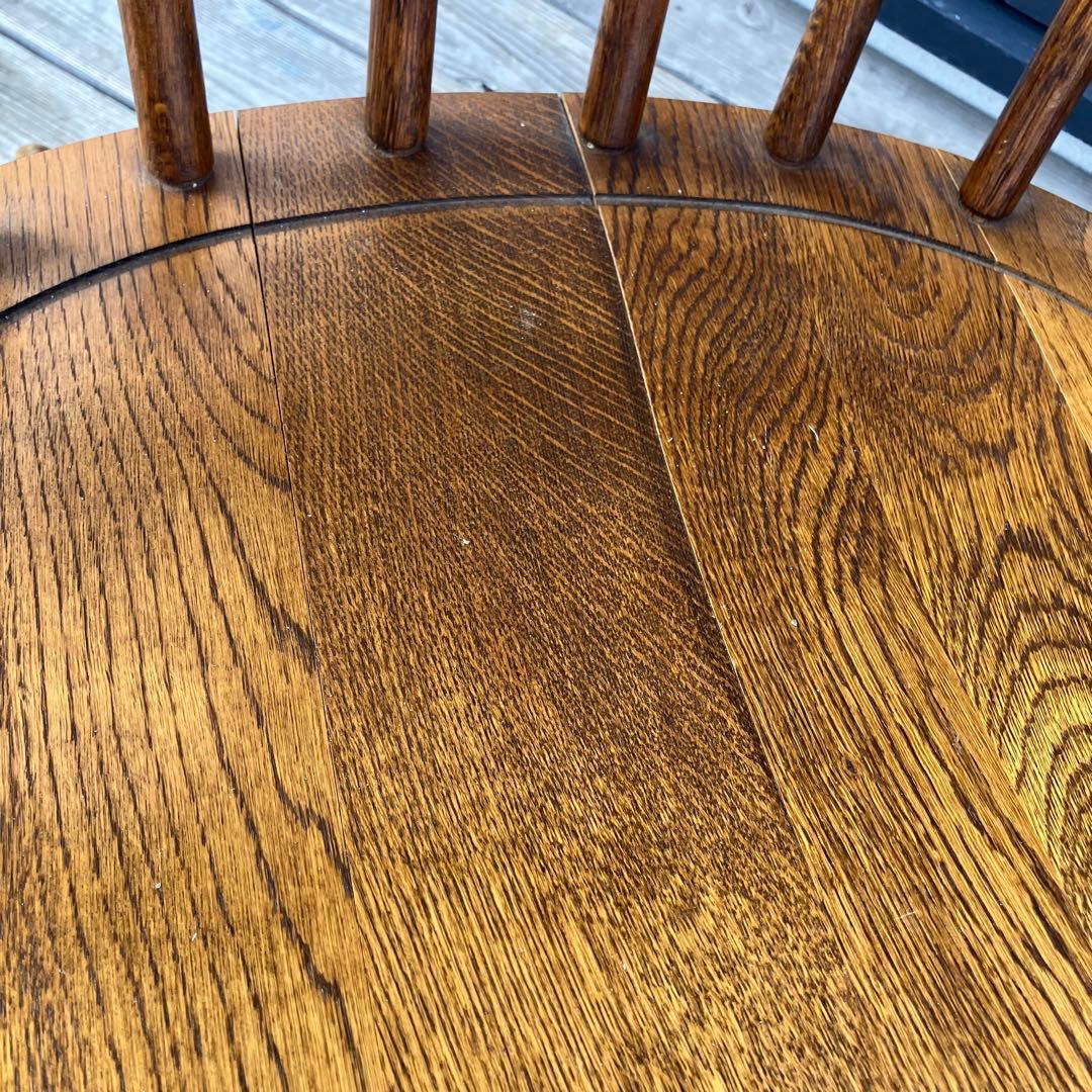 昭和レトロ 飛騨産業 キツツキ ロッキングチェア 木製 アームチェア 古道具