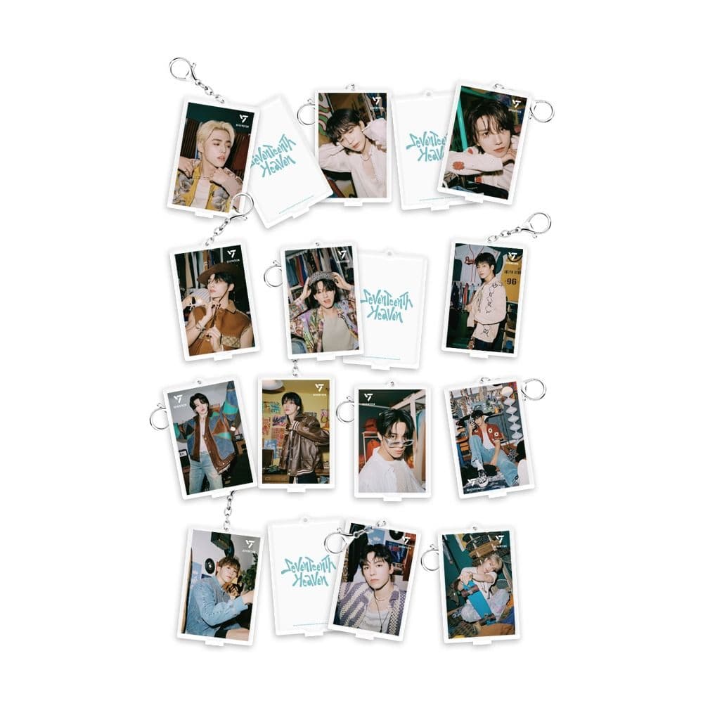 SEVENTEEN レンチキュラー 3Dアクリルキーリング&スタンド