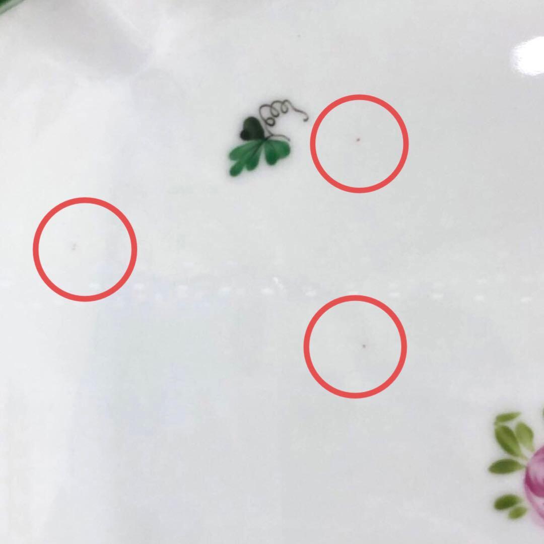 HEREND ヘレンド スクエアケーキプレート ウィーンの薔薇 26cm - メルカリ