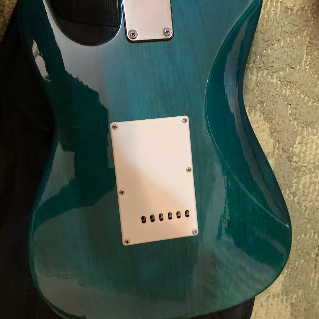 Barclay エレキギター 青 ストラトキャスタータイプ - メルカリ