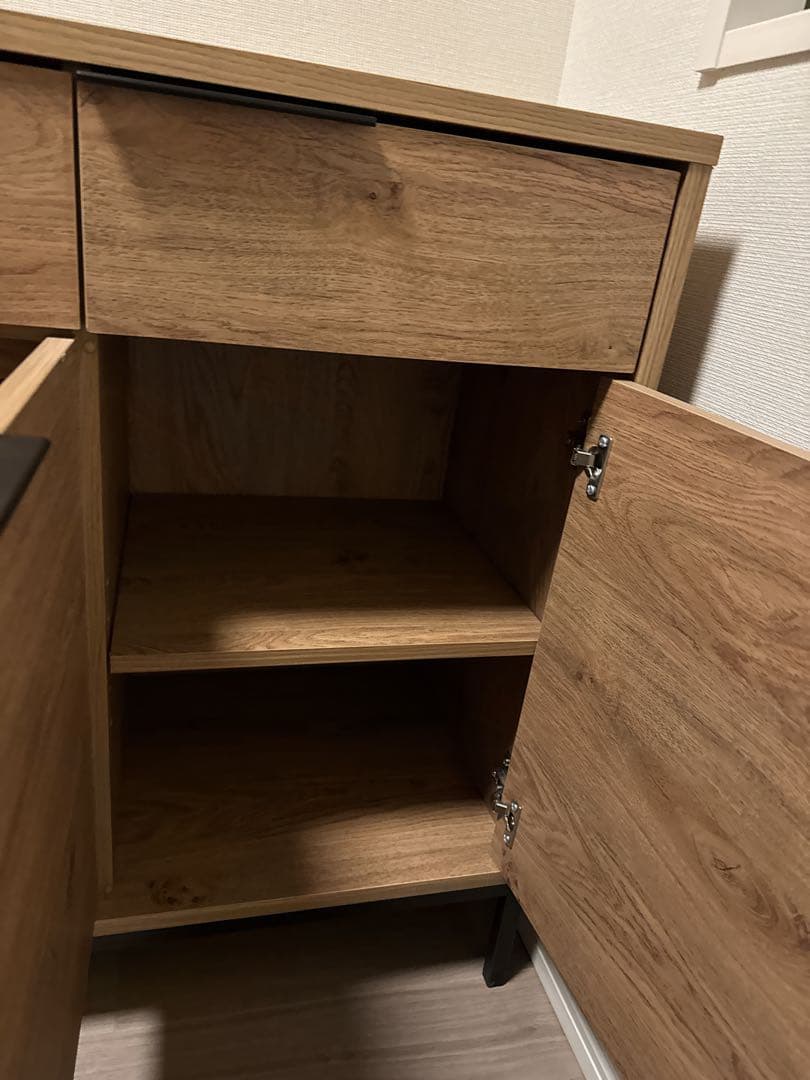 【値下げ】LOWYA ロウヤ シェルフ キャビネット チェスト 収納棚　美品