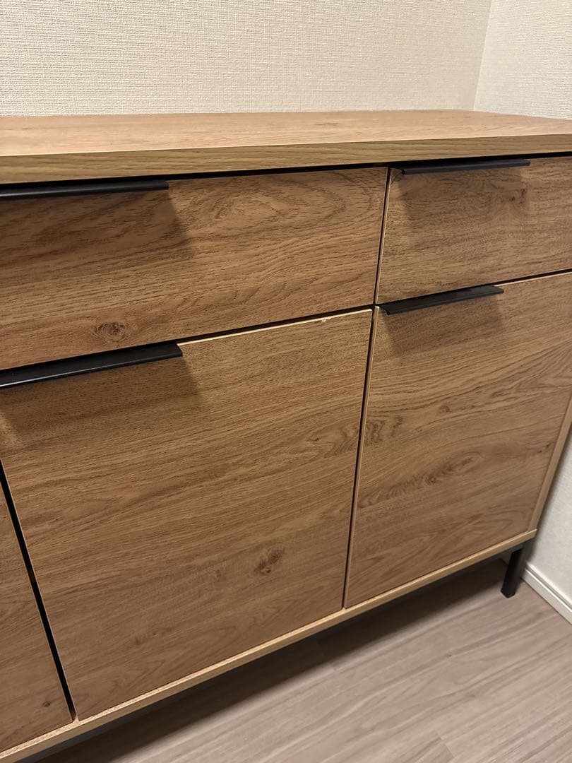 【値下げ】LOWYA ロウヤ シェルフ キャビネット チェスト 収納棚　美品
