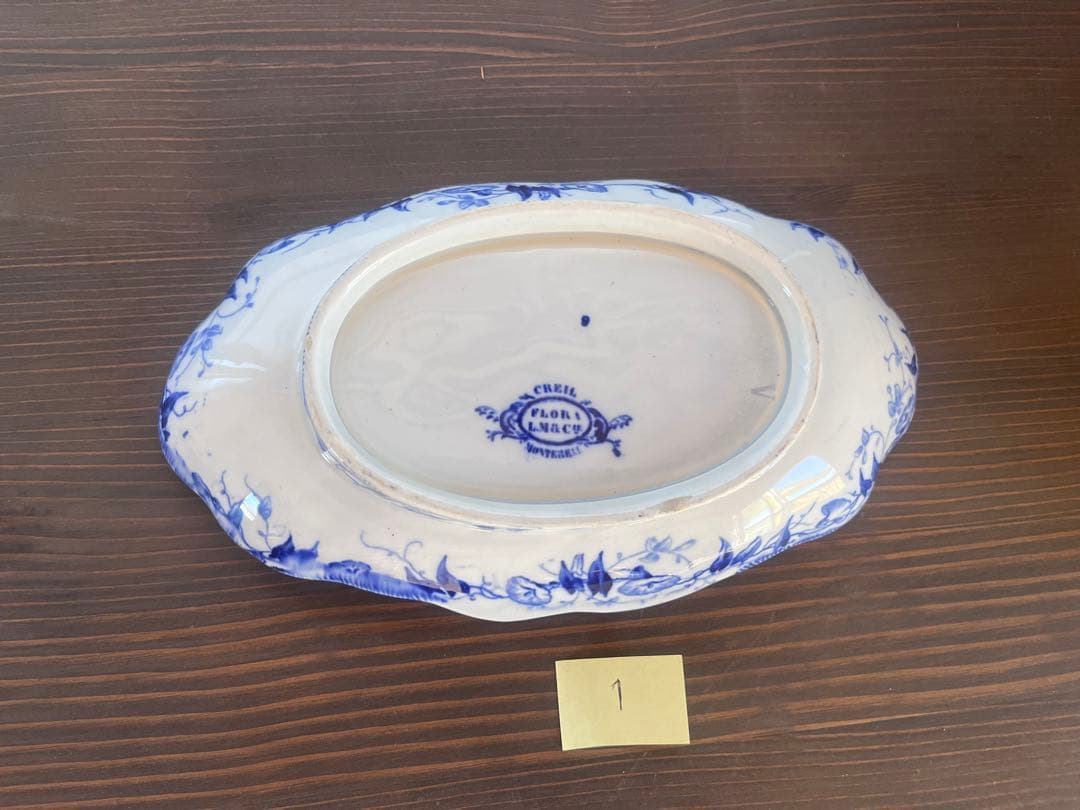 【お買い得】　フランスアンティーク クレイユモントロー　Flora ラヴィエ