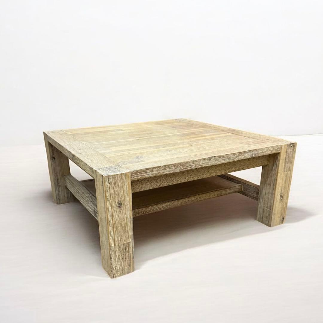 廃盤　unico　ウニコ　MANOA　マノア　ローテーブル　W750　無垢材