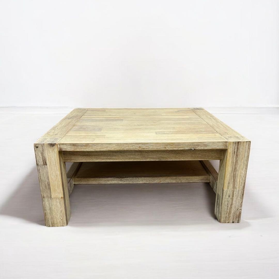 廃盤　unico　ウニコ　MANOA　マノア　ローテーブル　W750　無垢材