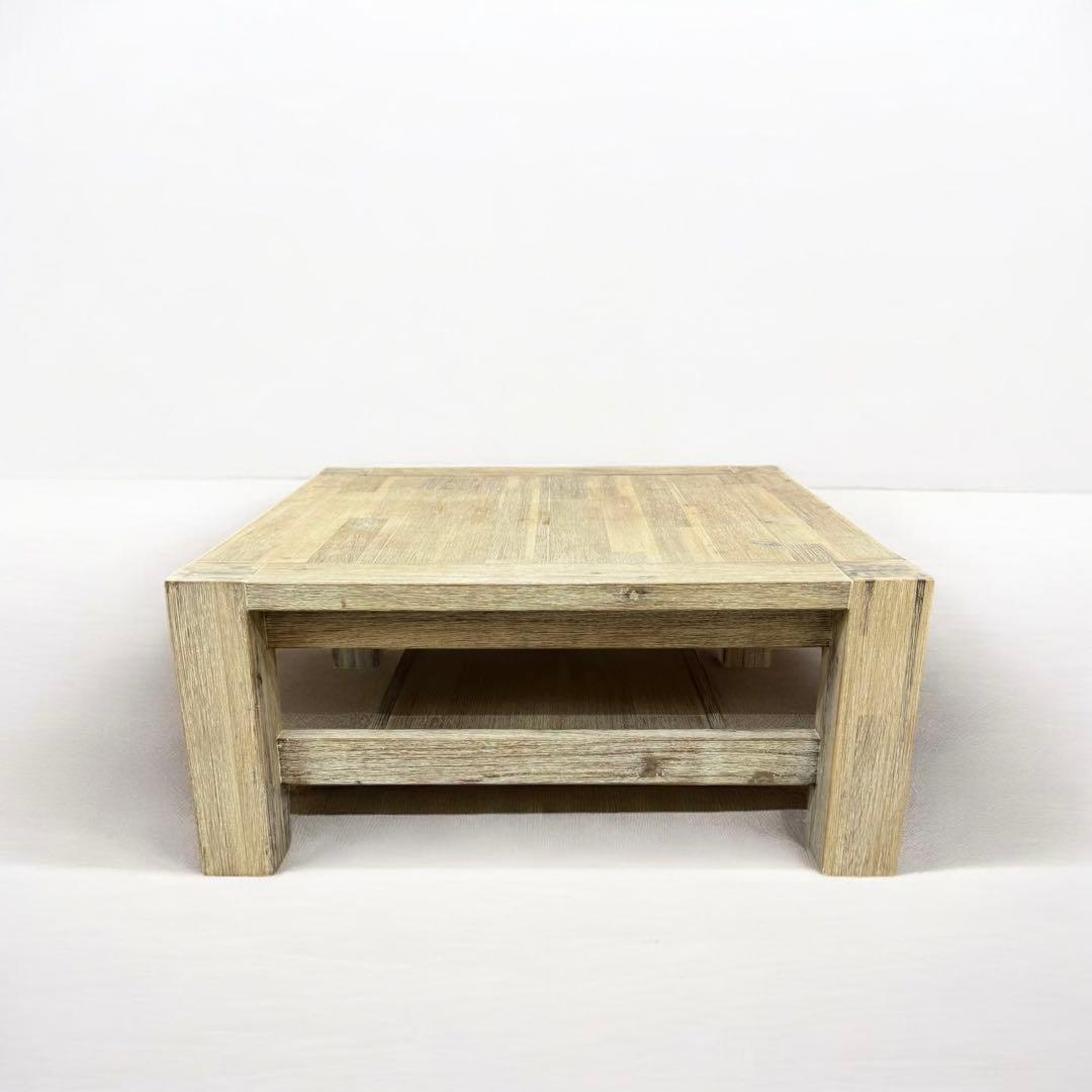 廃盤　unico　ウニコ　MANOA　マノア　ローテーブル　W750　無垢材