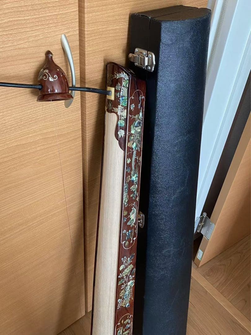 ベトナム民族楽器 ダンバウ ダン・バウ ー弦琴長106x11.5x高9.2cm