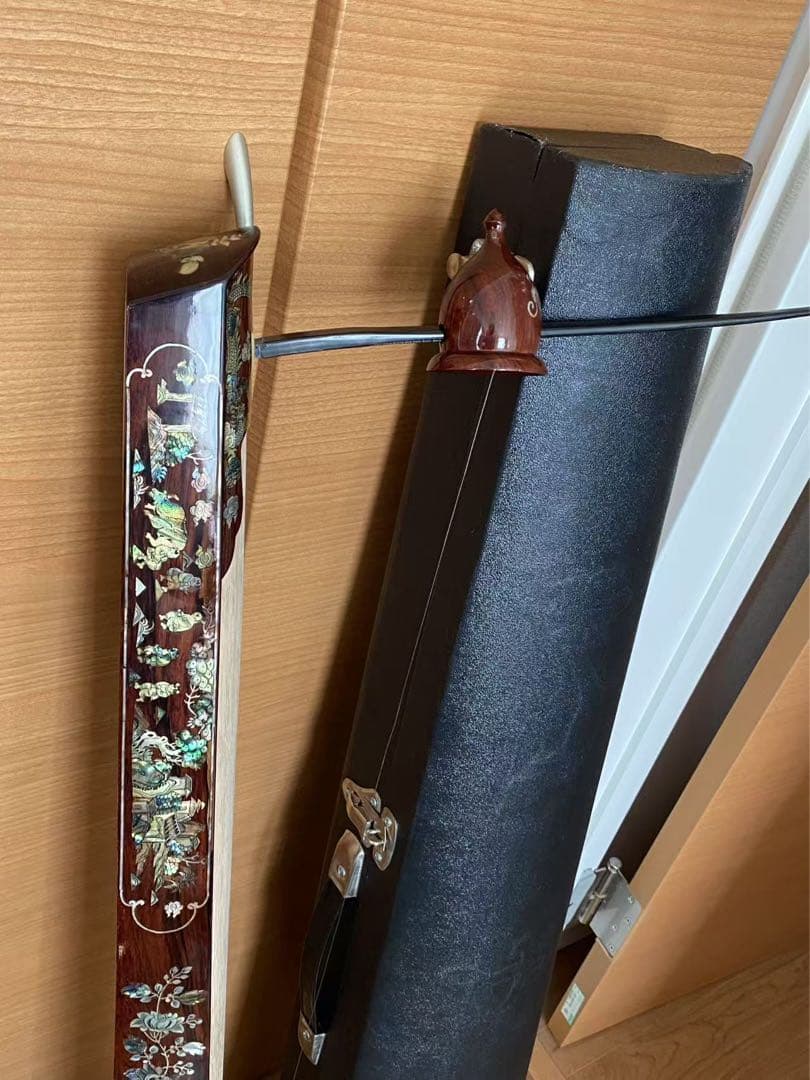 ベトナム民族楽器 ダンバウ ダン・バウ ー弦琴長106x11.5x高9.2cm