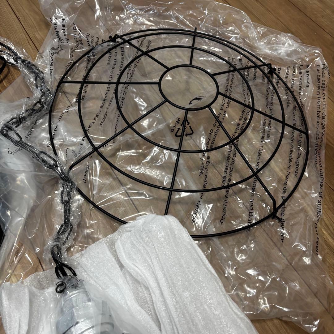 照明 ペンダントライト LED 直径46cm ブラック おしゃれ ヴィンテージ