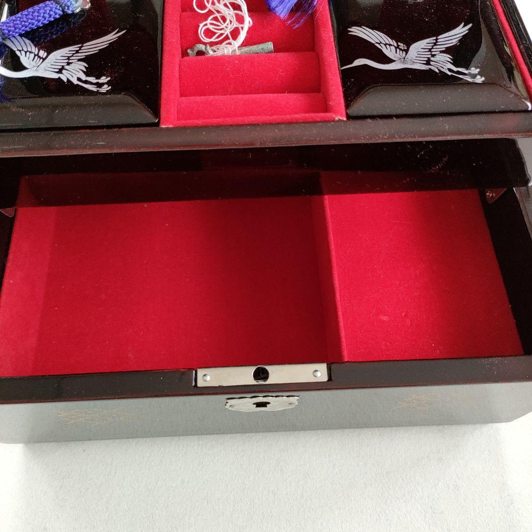 オルゴール付き漆器宝石箱