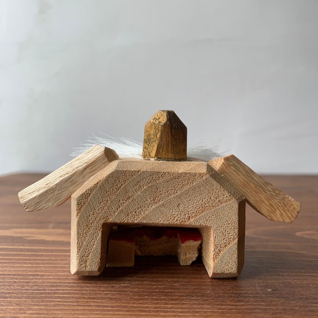 木製 獅子頭 郷土玩具 白木 縁起物 魔除け 獅子舞 木彫り 一刀彫