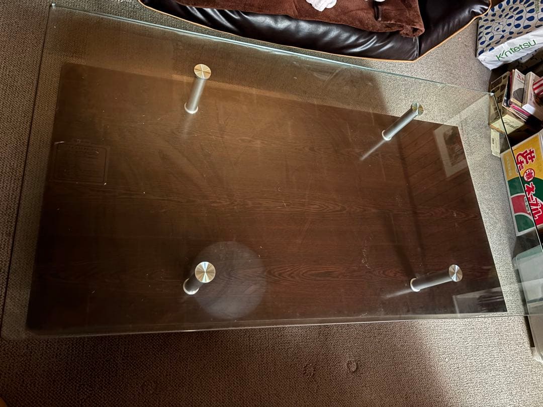 センターテーブル 引き出し付き