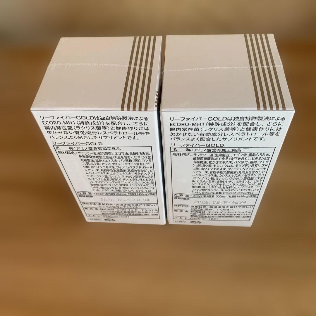 エコロ REFIBER GOLD リファイバーゴーフド90粒入り 2箱 - メルカリ