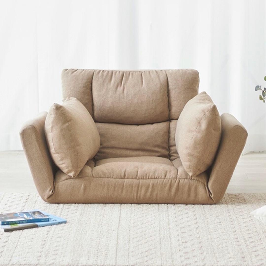 ベージュ✴︎1人掛けソファ