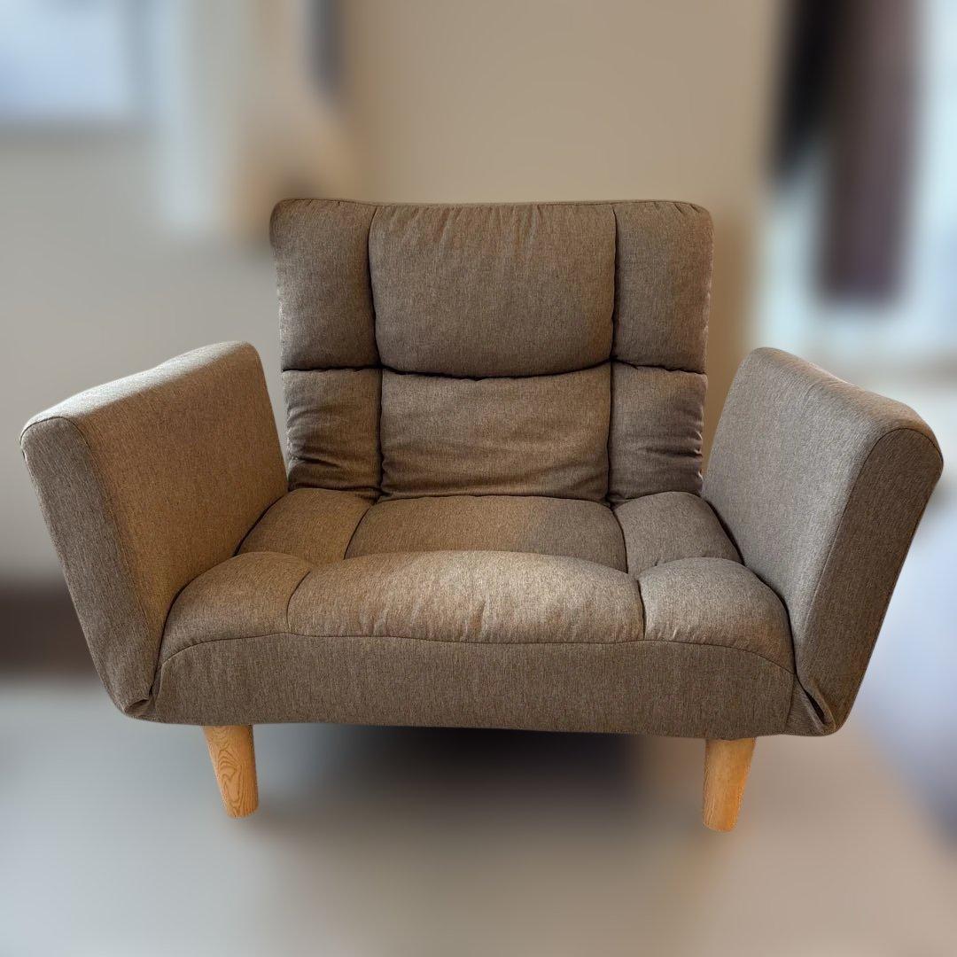 ベージュ✴︎1人掛けソファ